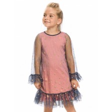 Dress for girls, height 86 cm, gray color