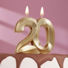 Candle for cake jubilee 
