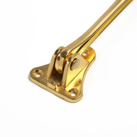 Door locomard lock, "goat leg", color gold-8