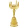Nick award figure “The most charming and attractive”, plastic, gold, 19.5 x 7.3 cm