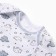 Children's T -shirt, white color/elephants, height 74
