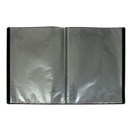 Folder 20 A4 liners, Calligrata, Koreshka pocket, 600 microns, 15 mm black-3