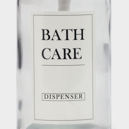 Soap dispenser, glass, transparent-2