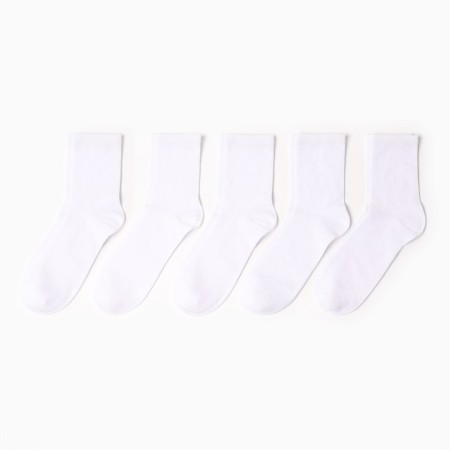 A set of men's socks KAFTAN 5 pairs, size 41-44 (27-29 cm), white-1