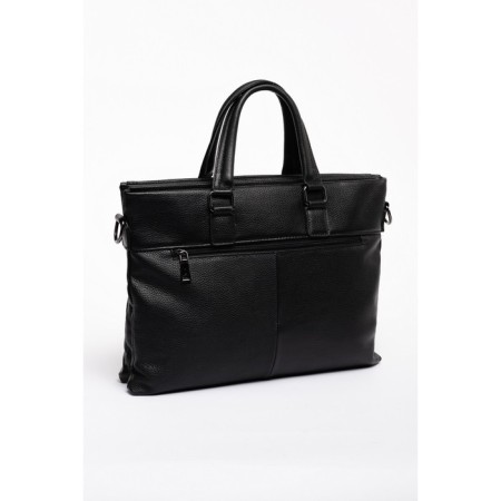 Portfolio, 2 parts with zipper, black color 38x8x28cm-2