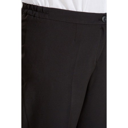 Female trousers, size 54, black color-6