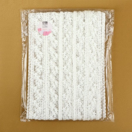 Lace on a grid 30 mm × 9 ± 0.5 m, white color-2