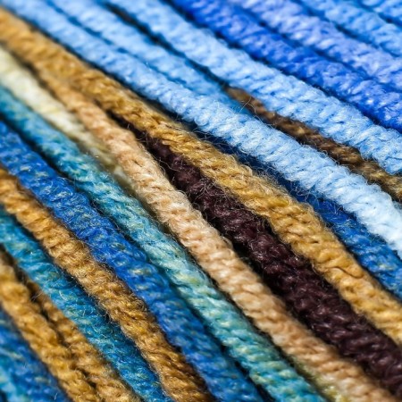 Yarn "Jeans Crazy" 55% cotton, 45% acrylic 160m/50g (7202 print)-2