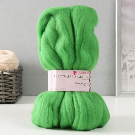 Fasting wool 100% thin wool 50g (434 green)