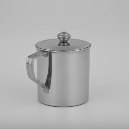 The stainless steel mug “India” “Tarun”, 500 ml, 12 × 9 × 11 cm, with a lid-2