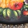 Zhostovsky tray "yellow roses", Kruzhevna, author of Vladykin, 30x23 cm, small, oval