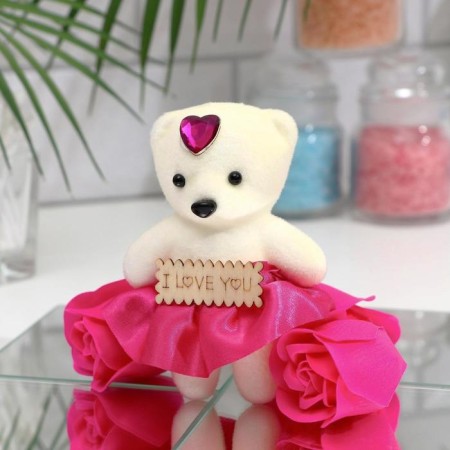 Soap roses and a bear cub, set-2