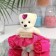 Soap roses and a bear cub, set