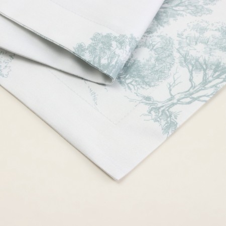 Set of pillowcase SL Home Forest 70*70+3 cm - 2 pcs, satin, 140 g/m2, 100% cotton-4