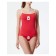 Female set: top and panties Merry XMAS, size XL, Red-Box color