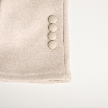Gloves are female, dimensionless, without insulation, milk color-2