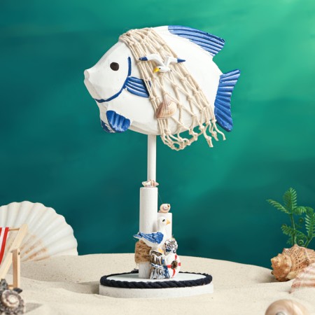Figure on the stand "Fish in networks" 14x8x23cm