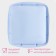 Baking uniform "Square", silicone, 22 × 23 × 3.5 cm, internal size 20 × 20 cm, blue color