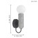 Bra GiaconeCchia, 1x40W E27, black color, gray color