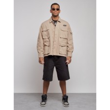 Jeaning jacket men's, size 52, beige color