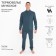Male thermal underwear, size 54-56 (height 170-176 cm), gray color, fleece, 100% polyester