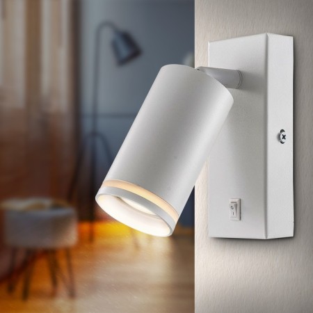 Lamp WL19 WH GU10 MR16 IP20 white 5.5x5x5x10 cm