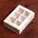 New Year. Box under 6 sweets "Snowflakes", 13.7 x 9.8 x 3.8 cm, confectionery packaging
