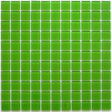 Мозаика стеклянная Bonaparte, Green glass 300х300х4 мм