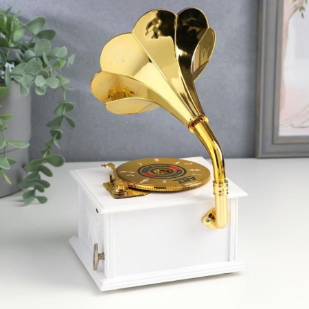 Musical box "Golden Patteron" 23x12.5x10.5 cm-5
