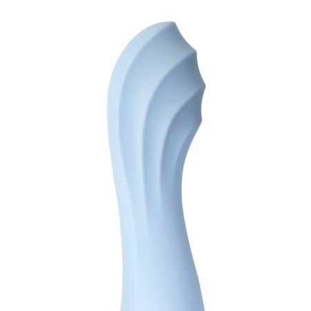 Unrealistic vibrator Satiffyer Air Pump Vibrator 5, 15 cm, silicone, blue color-3