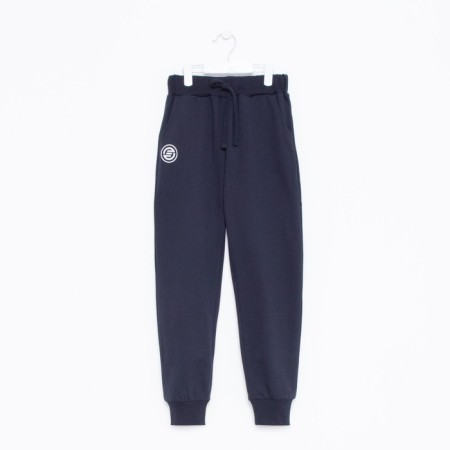 Pants for a boy, dark blue color, height 140 cm