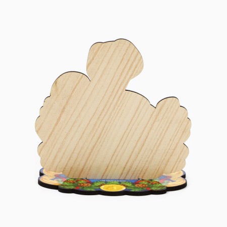New Year's amulet on the stand “Happy New Year”, coin, 10 x 8.1 cm.-2