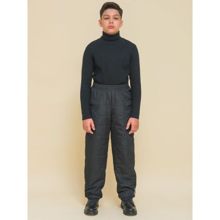 Pants for boys, height 134 cm, black color-7