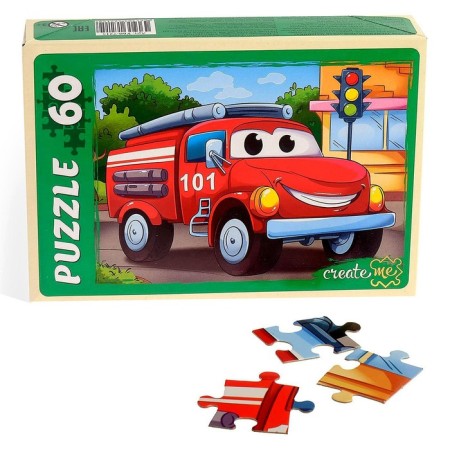 Puzzle "Fire machine", 60 elements-1