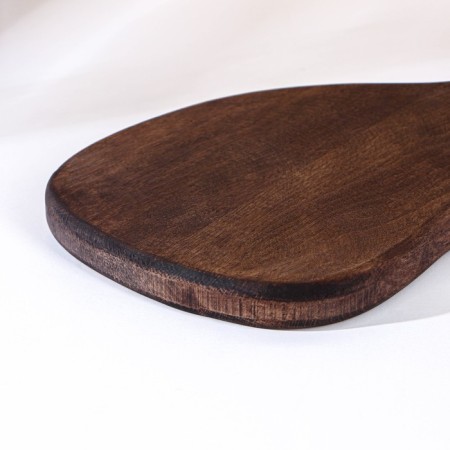 Defense board for serving with ADELICA handle, 34 × 17 × 2 cm, dark horn-2