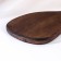 Defense board for serving with ADELICA handle, 34 × 17 × 2 cm, dark horn