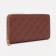 Women's wallet with lightning, brown color