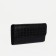 Women's wallet on magnets, black color