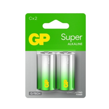 Battery alkalin GP 14AA21-2CRSBC2, C, LR14-2BL, 1.5V, blister, 2 pcs.-4