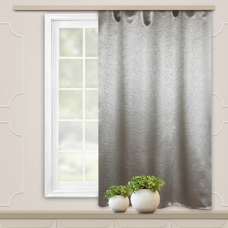 Curtain curtain for the kitchen Witerra vaudeville 135x180cm, silver, blackout, PE100%