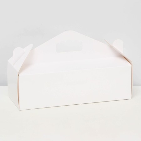 Confectionery packaging "Roulet", white, 30 x 12 x 9 cm