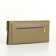 Women's wallet on the button, green color