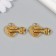 Magnetic metal lock "Key and lock" gold 2.3x3.4x0.5 cm