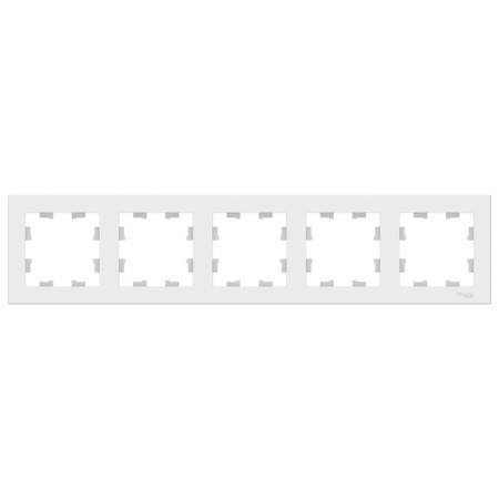 Frame SE AtlasDesign, 5 posts, universal, white, Atn000105-1