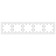 Frame SE AtlasDesign, 5 posts, universal, white, Atn000105