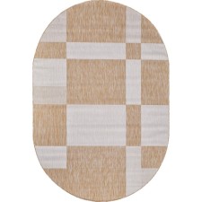 Oval carpet Merinos Vegas, size 120x170 cm, color Beige