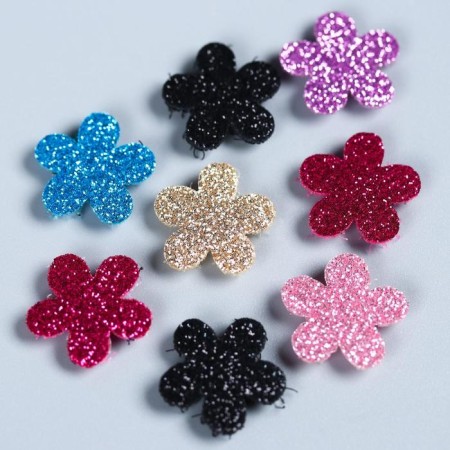 Hair clips, butterflies, 8 pcs "Velcro", Masha and the bear-2