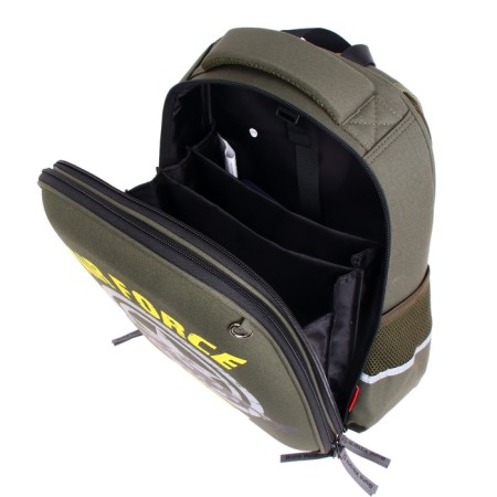 Frame backpack 38 x 30 x 20 cm, + pencil case, Bruno visconti "Militari Air Force"-7