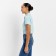 T-shirt (Polo) Women's Minaku Regular Fit: Blue color, river 42