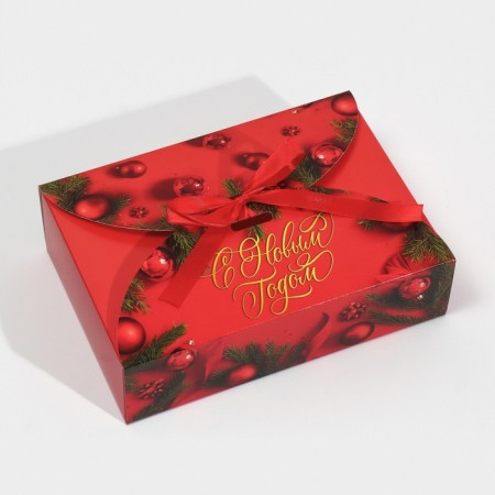 Box the team "New Year's photo", 22 x 15 x 6 cm, New Year